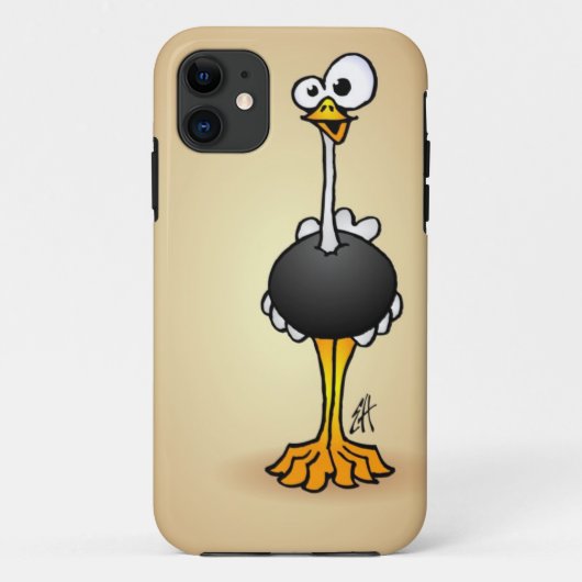 Ostrich Case-Mate iPhone Case (Achterkant)