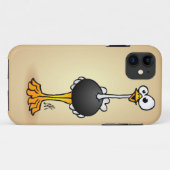 Ostrich Case-Mate iPhone Case (Achterkant (horizontaal))