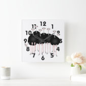 Ostrich Clock Vierkante Klok (Huis)
