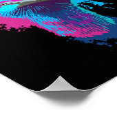 Ostrich Colorful Bird Lover Ostriches Poster (Hoek)