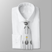 Ostrich Design Stropdas (Gebonden)