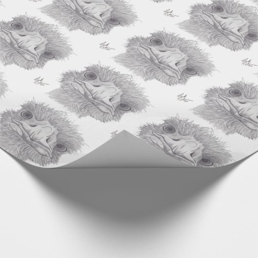 Ostrich Face Cadeaupapier (Hoek)