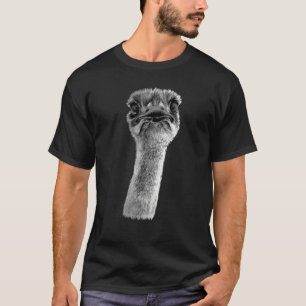 Ostrich Face Mannen Women Boys Girls Ostrich T-shirt