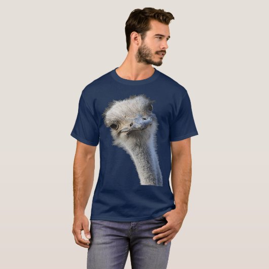 Ostrich Face met Gormless Expression (2) T-shirt (Voorkant volledig)