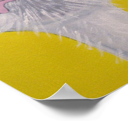 Ostrich Face Poster (Hoek)