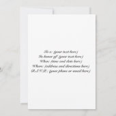 Ostrich Feathers Kaart (Achterkant)