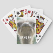 Ostrich GAME ON Pokerkaarten (Achterkant)