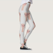 Ostrich grappig gezicht leggings (Rechts)
