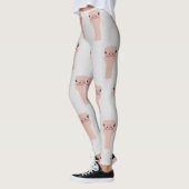 Ostrich grappig gezicht leggings (Links)