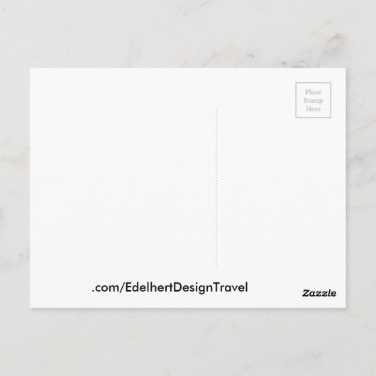 Ostrich Happy Birthday  Briefkaart (Achterkant)