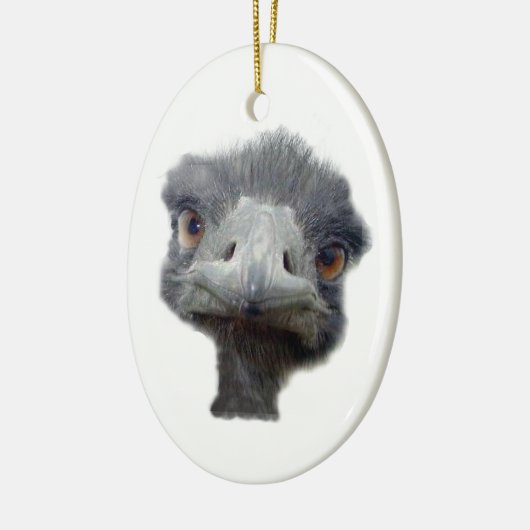 Ostrich Keramisch Ornament (Links)