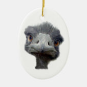 Ostrich Keramisch Ornament (Voorkant)