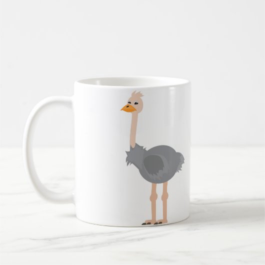 Ostrich Koffiemok (Links)