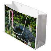 Ostrich Large Cadeautasje (Voorkant Gekanteld)