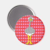 Ostrich Magnet (Voorkant / Achterkant)