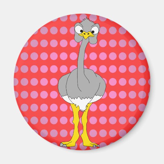 Ostrich Magnet (Voorkant)