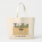 Ostrich, nog niet klaar met WINTEN! Grote Tote Bag (Voorkant)