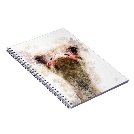 Ostrich Notitieboek (Rechterzijde)