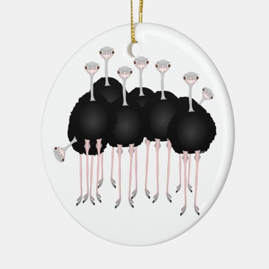 Ostrich Ornament (Links)