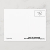 Ostrich Post Card Briefkaart (Achterkant)