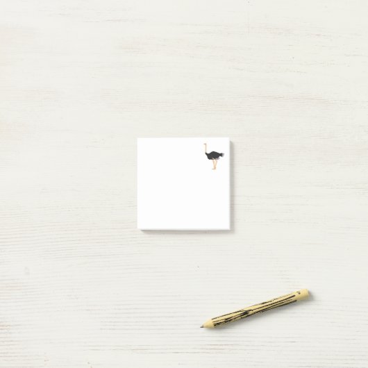 Ostrich Post-it Notes (Op bureau)