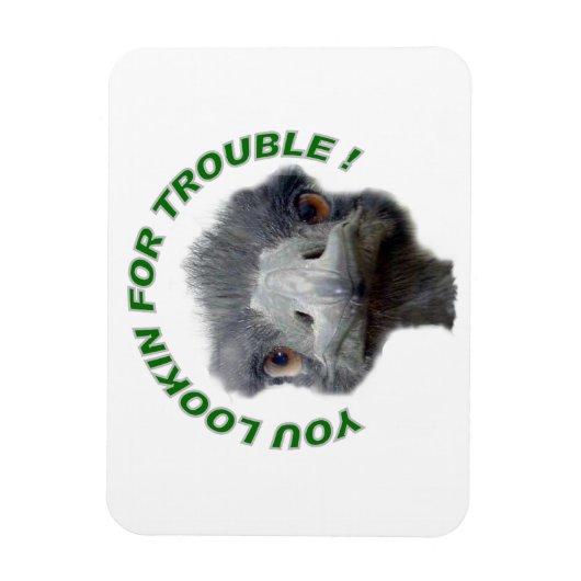 Ostrich-probleem Magneet (Verticaal)
