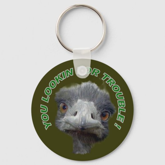 Ostrich-probleem Sleutelhanger (Voorkant)