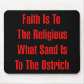 Ostrich-religie Muismat (Voorkant)