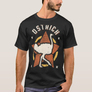 Ostrich Retro Classic Animal T-shirt