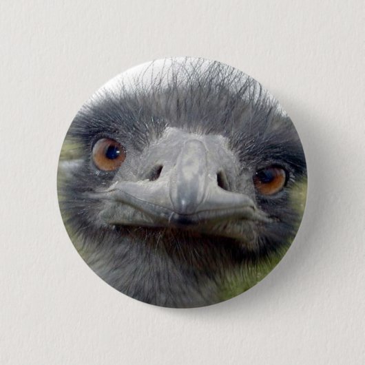 Ostrich Ronde Button 5,7 Cm (Voorkant)