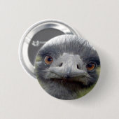 Ostrich Ronde Button 5,7 Cm (Voorkant /achterkant)