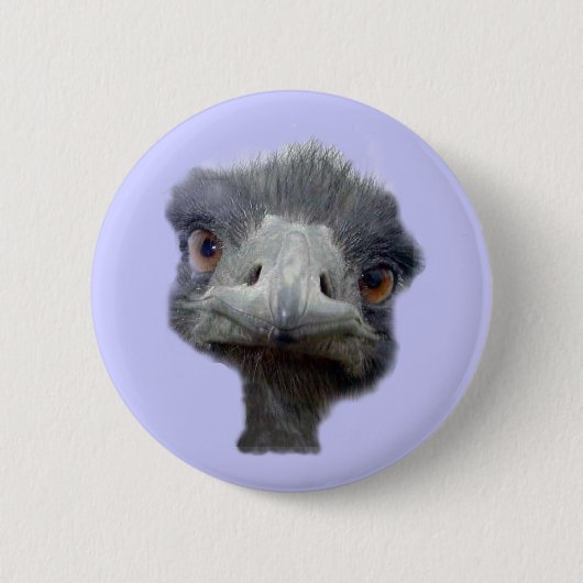 Ostrich Ronde Button 5,7 Cm (Voorkant)