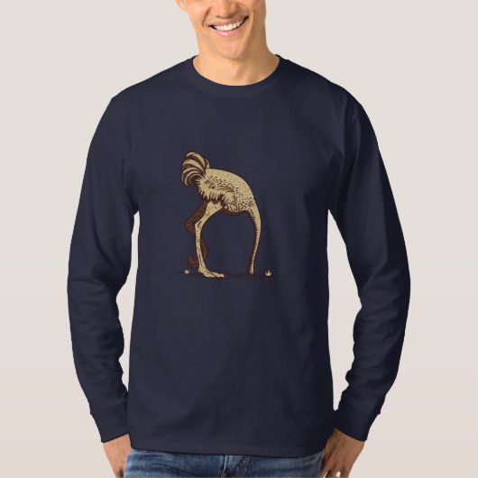 OSTRICH SAND T-SHIRT (Voorkant)