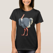 Ostrich Shirt Adult Men Women Kids Body Ostrich Co (Voorkant)