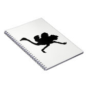 Ostrich Silhouette Notitieboek (Rechterzijde)