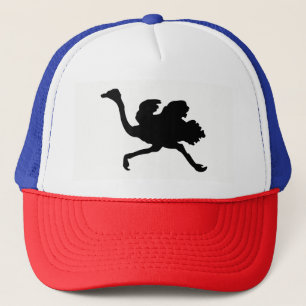 Ostrich Silhouette Trucker Pet