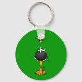 Ostrich Sleutelhanger (Voorkant)