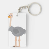 Ostrich Sleutelhanger (achterkant)