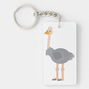 Ostrich Sleutelhanger