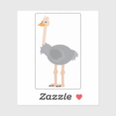 Ostrich Sticker (Vel)