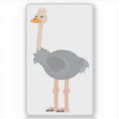 Ostrich Sticker (Voorkant)