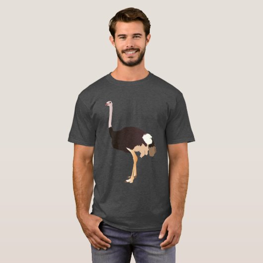 Ostrich T-shirt (Voorkant volledig)