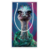 Ostrich themed  klein cadeauzakje (Voorkant)