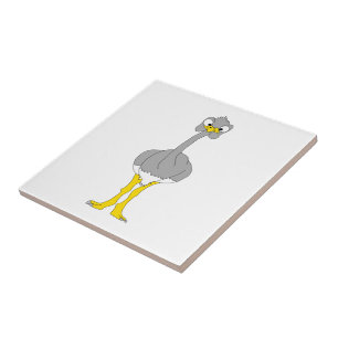 Ostrich Tile Tegeltje