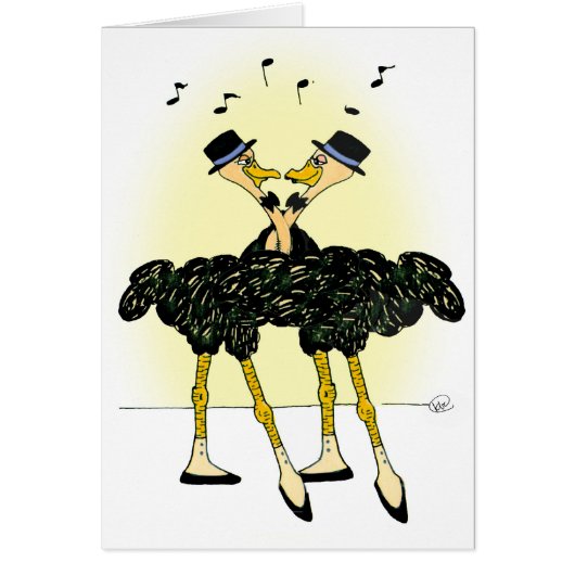 Ostrich Wedding (Voorkant)