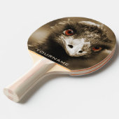 Ostriches Aangepaste pongpeddel zoeken Tafeltennisbatje (Voorkant Gekanteld)
