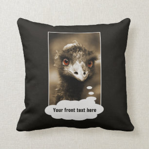 Ostriches Aangepaste tekst bekijken werpen kussen