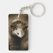 Ostriches Bekijk de sleutelketen Sleutelhanger (achterkant)