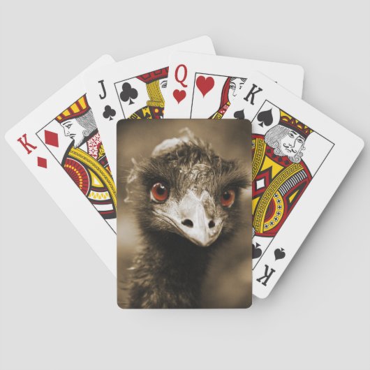 Ostriches Bekijk speelkaarten (Achterkant)