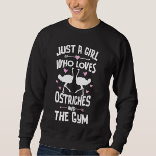 Ostriches en de gym voor meisjes trui